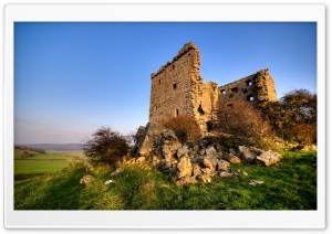 Citadel Ruins Landscape Ultra HD Wallpaper for 4K UHD Widescreen Desktop, Lockscreen, Screensaver, TV, Tablet, Smartphone