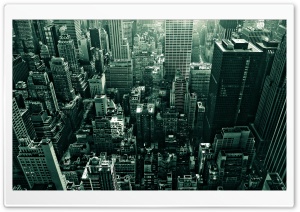 City From Above Ultra HD Wallpaper for 4K UHD Widescreen desktop, tablet & smartphone