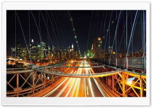City Light Trails Ultra HD Wallpaper for 4K UHD Widescreen desktop, tablet & smartphone