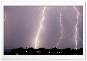 City Lightning Ultra HD Wallpaper for 4K UHD Widescreen desktop, tablet & smartphone