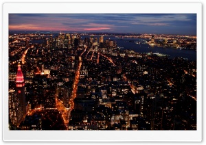 City Lights At Night Ultra HD Wallpaper for 4K UHD Widescreen desktop, tablet & smartphone