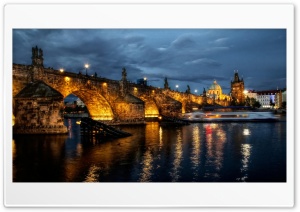 City, lights, bridge 4K UHD Wallpaper for Widescreen and UltraWide Desktop, UltraHD TV, Smartphone, Tablet