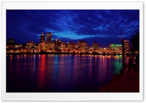 City Night Lights Ultra HD Wallpaper for 4K UHD Widescreen desktop, tablet & smartphone