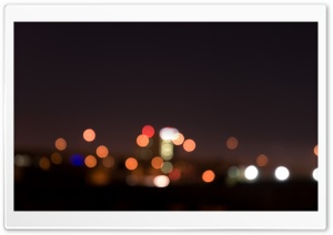 City Night Lights Bokeh Ultra HD Wallpaper for 4K UHD Widescreen desktop, tablet & smartphone