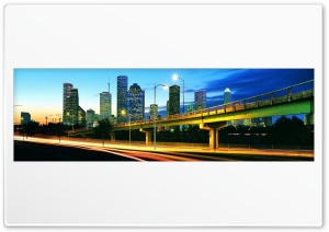 City Night Scenes Dual Monitor 4K UHD Wallpaper for Widescreen and UltraWide Desktop, UltraHD TV, Smartphone, Tablet