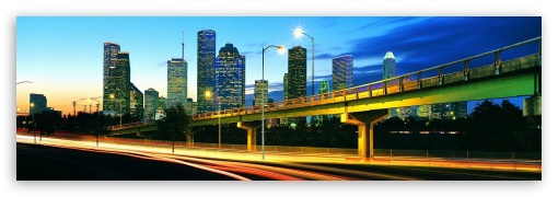 City Night Scenes Dual Monitor UltraHD Wallpaper for Dual 16:10 5:3 16:9 ;