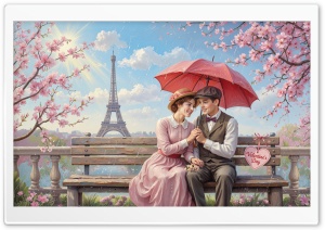 City of Love A Belle Epoque Romance 4K UHD Wallpaper for Widescreen and UltraWide Desktop, UltraHD TV, Smartphone, Tablet