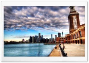 City Pier Ultra HD Wallpaper for 4K UHD Widescreen desktop, tablet & smartphone