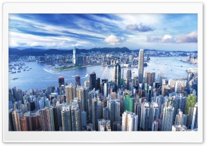 City Skyscrapers Ultra HD Wallpaper for 4K UHD Widescreen desktop, tablet & smartphone