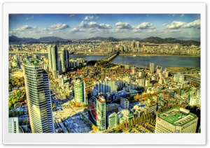 City Top View HDR Ultra HD Wallpaper for 4K UHD Widescreen desktop, tablet & smartphone