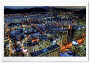 City Top View HDR 1 Ultra HD Wallpaper for 4K UHD Widescreen desktop, tablet & smartphone