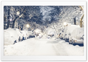 City Winter Ultra HD Wallpaper for 4K UHD Widescreen desktop, tablet & smartphone