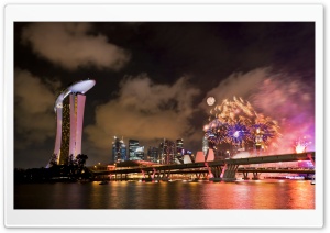 Cityscape at Night Ultra HD Wallpaper for 4K UHD Widescreen desktop, tablet & smartphone
