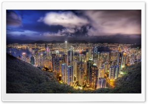 Cityscape HDR Ultra HD Wallpaper for 4K UHD Widescreen desktop, tablet & smartphone