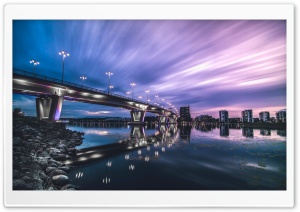 Cityscape Sky River Ultra HD Wallpaper for 4K UHD Widescreen desktop, tablet & smartphone