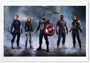 Civil War Captain America Team Ultra HD Wallpaper for 4K UHD Widescreen desktop, tablet & smartphone