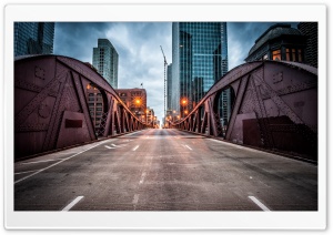 Clark Street Bridge, Chicago Ultra HD Wallpaper for 4K UHD Widescreen desktop, tablet & smartphone