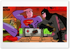 Classic Batman and Superman Ultra HD Wallpaper for 4K UHD Widescreen desktop, tablet & smartphone