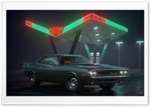 Classic Dodge Challenger 4K UHD Wallpaper for Widescreen and UltraWide Desktop, UltraHD TV, Smartphone, Tablet