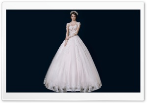 Classy and Fabulous Wedding Dress Bride Ultra HD Wallpaper for 4K UHD Widescreen desktop, tablet & smartphone