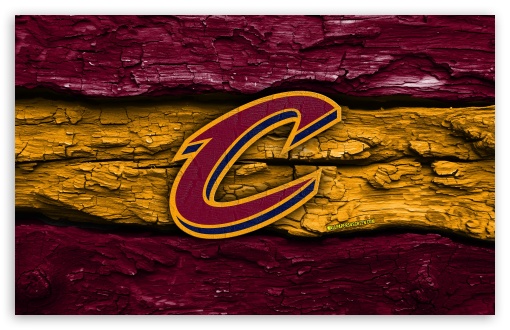 Cleveland Cavaliers Wooden Logo UltraHD Wallpaper for Widescreen 16:10 ;