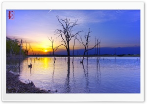 Clinton Lake Scene Ultra HD Wallpaper for 4K UHD Widescreen desktop, tablet & smartphone