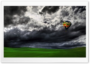 Cloudy Field Ultra HD Wallpaper for 4K UHD Widescreen desktop, tablet & smartphone