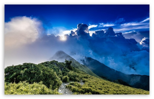 Cloudy Sky Above The Mountain Peaks UltraHD Wallpaper for HD 16:9 ; Widescreen 16:10 5:3 ; Fullscreen 4:3 5:4 3:2 ; Tablet 1:1 ; Mobile 3:5 3:4 ;