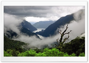 Cloudy Weather Mountains Landscape Ultra HD Wallpaper for 4K UHD Widescreen desktop, tablet & smartphone