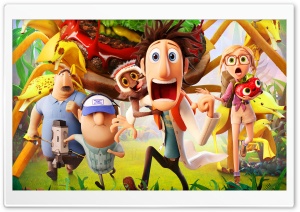 Cloudy with a Chance of Meatballs 2 Movie Ultra HD Wallpaper for 4K UHD Widescreen desktop, tablet & smartphone