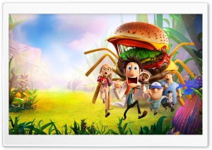 Cloudy With A Chance Of Meatballs 2 Spider Burger Ultra HD Wallpaper for 4K UHD Widescreen desktop, tablet & smartphone