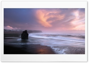 Coast, Iceland 4K UHD Wallpaper for Widescreen and UltraWide Desktop, UltraHD TV, Smartphone, Tablet