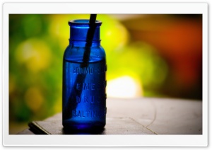 Cobalt Bottle Ultra HD Wallpaper for 4K UHD Widescreen desktop, tablet & smartphone