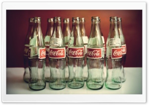 Coca Cola Bottles Ultra HD Wallpaper for 4K UHD Widescreen desktop, tablet & smartphone
