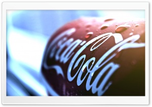 Coca Cola Can Macro Ultra HD Wallpaper for 4K UHD Widescreen desktop, tablet & smartphone