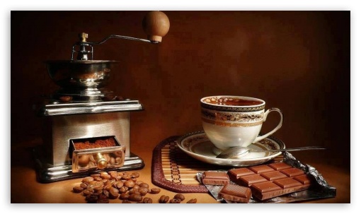 Coffee Time 4K UHD Background Wallpaper for UltraHD Desktop and TV : Smartphone and Tablet Devices