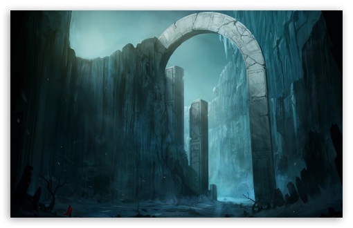 cold, rocks, arch UltraHD Wallpaper for Widescreen 16:10 ;