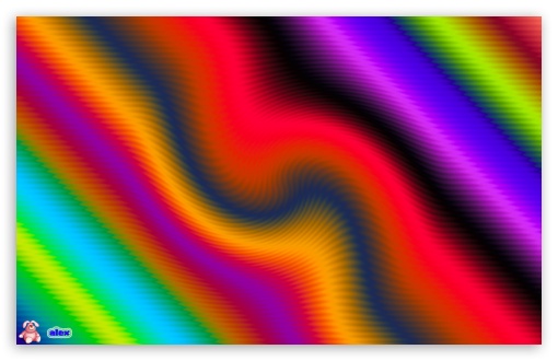 Color Wave UltraHD Wallpaper for Widescreen 16:10 ;