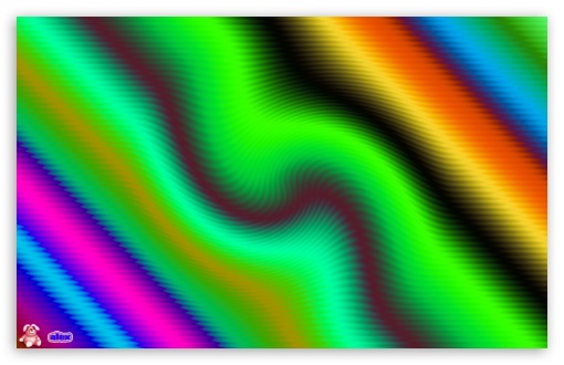 Color Wave (Green 2) UltraHD Wallpaper for Widescreen 16:10 ;