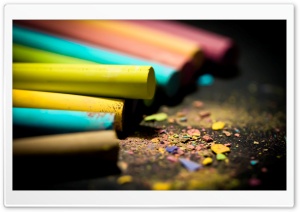 Colored Chalk Ultra HD Wallpaper for 4K UHD Widescreen desktop, tablet & smartphone