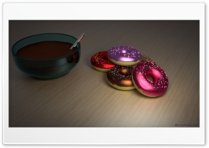 Colored Donuts Ultra HD Wallpaper for 4K UHD Widescreen desktop, tablet & smartphone