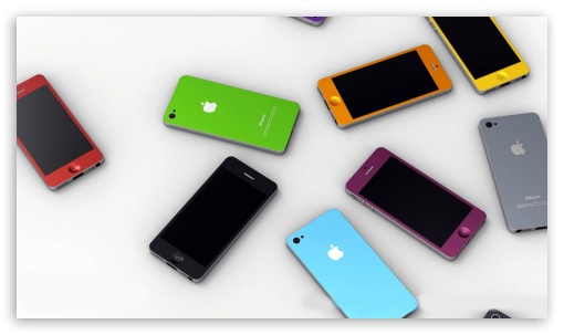 Colored iPhones HD UltraHD Wallpaper for Mobile 16:9 - 2160p 1440p 1080p 900p 720p ;