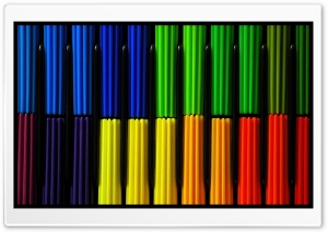 Colored Markers Ultra HD Wallpaper for 4K UHD Widescreen desktop, tablet & smartphone