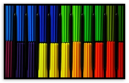 Colored Markers UltraHD Wallpaper for HD 16:9 ; Widescreen 16:10 ; Fullscreen 4:3 ; Mobile 3:5 3:4 ;