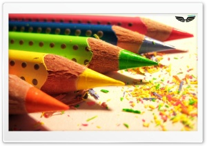 Colored Pencils Ultra HD Wallpaper for 4K UHD Widescreen desktop, tablet & smartphone