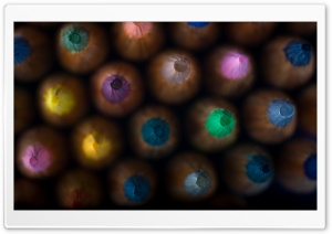 Colored Pencils Tops Ultra HD Wallpaper for 4K UHD Widescreen desktop, tablet & smartphone