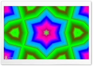 Colorful Abstract Backgrounds - Pink Star 4K UHD Wallpaper for Widescreen and UltraWide Desktop, UltraHD TV, Smartphone, Tablet