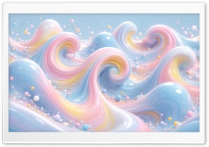 Colorful Abstract Waves Design Background 4K UHD Wallpaper for Widescreen and UltraWide Desktop, UltraHD TV, Smartphone, Tablet