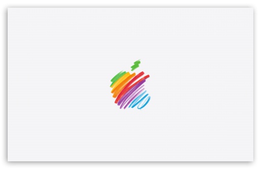 Colorful Apple Logo Brush Strokes UltraHD Wallpaper for UHD 16:9 ; HD 16:9 ; UltraWide 21:9 24:10 32:9 32:10 ; Widescreen 16:10 ; Tablet 1:1 ; Mobile 9:16 9:19.5 9:20 9:21 9:22 ; Dual 16:10 16:9 ;