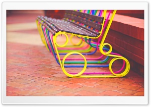Colorful Bench Ultra HD Wallpaper for 4K UHD Widescreen desktop, tablet & smartphone